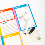 Pizarra Fw Color Block Magnetica Acrilica 21X29,7